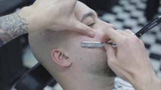 Beard Fade Tutorial from Kharkiv City Barbers  Kharkiv Ukraine  European hairdressers [upl. by Ury]