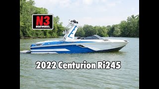 2022 Centurion Ri245  Marina Blue  On Water  N3 Boatworks [upl. by Yadnil]