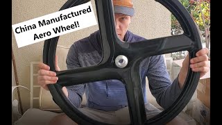 Chinese Manufactured 4 Spoke Open Mold Aero Wheel Review Not Bad [upl. by Elbertine]