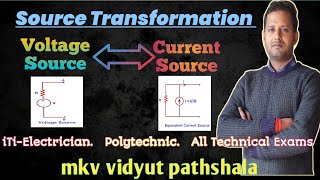 Source Transformations  Voltage Source to Current Source Conversion  Current S to Voltage Source🔥 [upl. by Anitsirhk252]