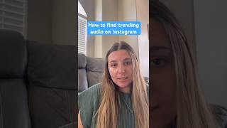 How to Find Trending Audio On Instagram Reels socialmedia [upl. by Ahsatak]