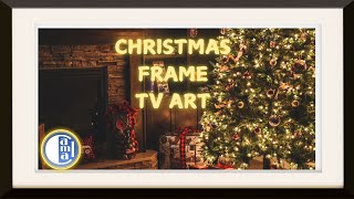 BEAUTIFUL Christmas TV Background FRAME 1 hour STILL Art [upl. by Alaecim]