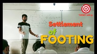 Settlement of footing soil and foundation engineering IES GATE SSCJE 720P HD IN HINDI [upl. by Yim]