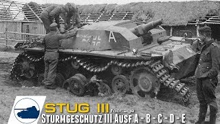 WW2 StuG III Ausf A  B  C  D  E  Sturmgeschütz III  footage part 2 [upl. by Ainecey]