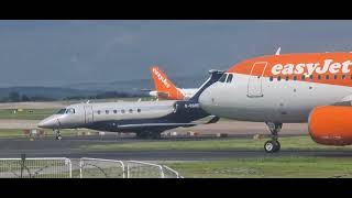 EASYJET A320NEO EUROPCAR LIVERY ARRIVAL AT MANCHESTER [upl. by Giordano]