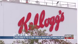 Kelloggs to close 75yearold Omaha manufacturing plant [upl. by Bink]