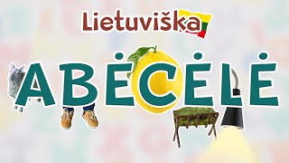 Lietuvių kalbos abėcėlė vaikams [upl. by Cudlip]