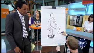 Flix im ZDF Morgenmagazin  Zum Comic Salon 2010 [upl. by Naji951]