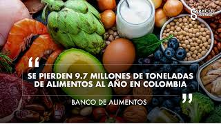 Se pierden 97 millones de toneladas de alimentos al año en Colombia Banco de Alimentos [upl. by Lugo]