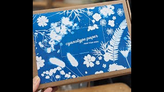 Cyanotype Paper Kit demonstration [upl. by Enitsyrhc228]