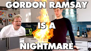 Cooking With Gordon Ramsay Is An Absolute Nightmare  This Is Why [upl. by Kcirdnekal]