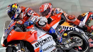 After the Flag Dovizioso and Marquez duel in the desert [upl. by Jenica381]