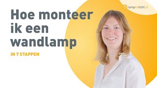 Hoe hang ik een wandlamp op Zo bevestig je een wandlamp aan de muur  MONTAGE [upl. by Carbo132]