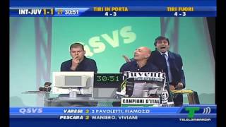 QSVS  il momento dei gol di Inter  Juventus 1  1 TeleLombardia [upl. by Ponzo]