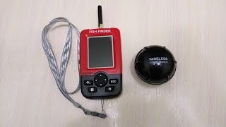 Беспроводной эхолот с Алиэкспресс Outlife Fish Finder Sonar XJ01 1  Распаковка осмотр [upl. by Benzel]