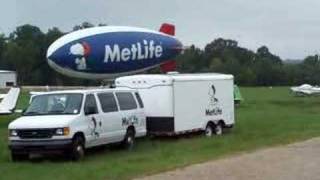 Met Life Blimp in Fredericksburg VA [upl. by Inalial679]