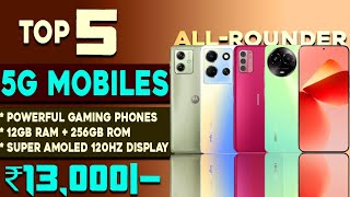 12GB256GB  Top 5 Best 5G Phone Under 13000 in 2024  sAmoled 120hZ  Best 5G phone under 13000 [upl. by Ardin441]