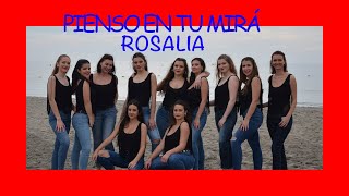 Coreografia de ✅ ROSALÍA  Pienso en tu MIRÁ 💃🏻 [upl. by Adnoval]