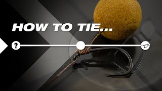 How To Tie a BASIX Carp Rig  HAIR RIG  KORDA [upl. by Ymeraj423]