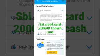 sbi credit cardEncash 200000 lone😊😊😊👌Ione insert Account😊😊 [upl. by Cheung]