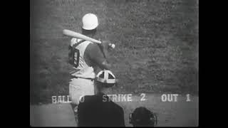 1961 World Series Game 4 Yankees at Reds Partial TV Broadcast [upl. by Traver729]