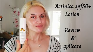 Actinica spf50 Lotion  review și aplicare [upl. by Ruff209]