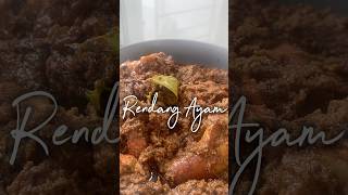 Rendang Ayam shortvideo food cooking masakmasak foodie [upl. by Oidgime]