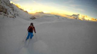 Powder Skiing Engelberg on GoPro HD [upl. by Barabbas86]