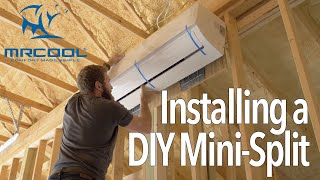 Installing a DIY Mini Split in a Garage [upl. by Christianna]