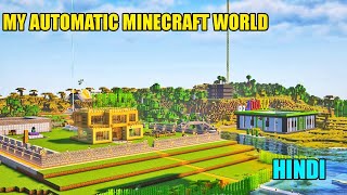 ALL THE FACTORIES I BUILT IN MY MINECRAFT WORLD Minecraft Hindi [upl. by Damiano989]