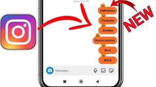 How to Get Halloween Gold Notes Colorchange on Instagram Messages 2024 Instagram Halloween Note [upl. by Aciras]