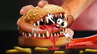 Funny Doodles And Their Awesome Life  Funny Food Pranks On Friends  GOODLAND [upl. by Kenzie165]