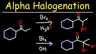 Alpha Halogenation of Ketones [upl. by Victoir110]