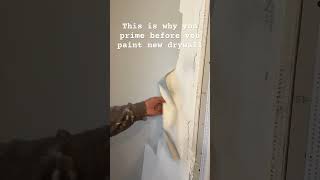 Biggest painting mistake Check out bio for links to help you diy drywall remodel [upl. by Calva944]