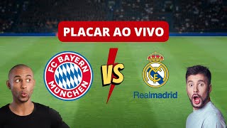 Placar Ao Vivo Bayern de Munique x Real Madrid  UEFA Champions League championsleague [upl. by Yemorej]