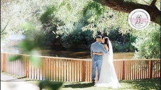 Calamigos Ranch Redwood Room Malibu Wedding Venue  Wedding Video DeniseampIsaak HDstudious CA [upl. by Ogdon]