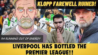 Liverpool is out of Premier League Title Race  Mo Salah amp Klopp Argument  Liverpool vs West Ham [upl. by Atneuqal]