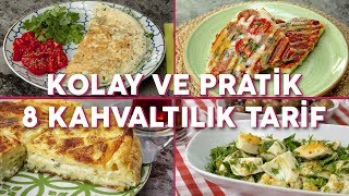 Kolay ve Pratik 8 Kahvaltılık Tarif Seç Beğen  Yemek Tarifleri [upl. by Orwin667]