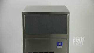 Manitowoc RF0266A 182 lb Flake Ice Machine [upl. by Enylhsa]