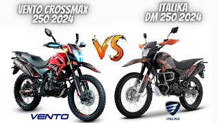 Nueva Vento Crossmax 250 2024 Vs Italika Dm 250 2024😱  ¿Cuál elegirías😬 [upl. by Fabiolas490]