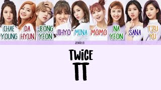 TWICE  TT HanRomEng Pictures  Color Coded Lyrics [upl. by Idnac936]