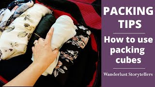 Travel Packing Tips How to use Packing Cubes [upl. by Qulllon]