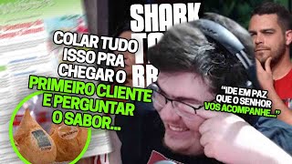 CASIMIRO REAGE ETIQUETAS COMESTÍVEIS E HISTÓRIAS DE IGREJA NO SHARK TANK BRASIL Cortes do Casimito [upl. by Liauqram]