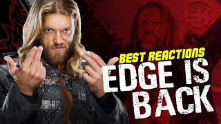 EDGE IS BACK  Best Reactions Compilation [upl. by Enicul788]