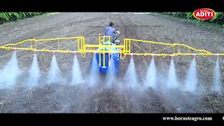 Borastes ADITI Boom Sprayer  Mini Tractor Sprayer  Agriculture Boom Sprayer  Spray Boom [upl. by Anirac]