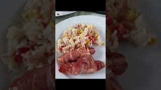 Rice Salad Recipe  Swiss rice salad Shorts [upl. by Adniles]