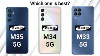 Samsung M Series FaceOff M35 M34 and M33 Explained [upl. by Pia468]