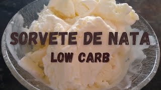 SORVETE DE NATA LOW CARB RÁPIDO FÁCIL E DELICIOSO [upl. by Schweitzer35]