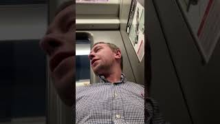 Trying to scam me on the train 2 fake ticket inspectors on TFL Elizabeth line [upl. by Ymrej]