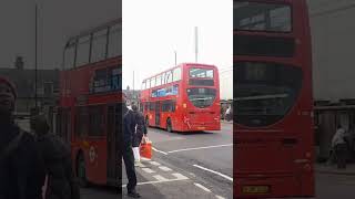 Arriva Londons T252 Departing Glyn Road For Stamford Hill On Bus Route 349 london buses shorts [upl. by Barris]